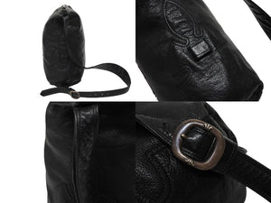 CHROME HEARTS クロムハーツ LELO SM レロ ショルダーバッグ クロスパッチ セメタリー シルバー925 美品 中古 4b009849