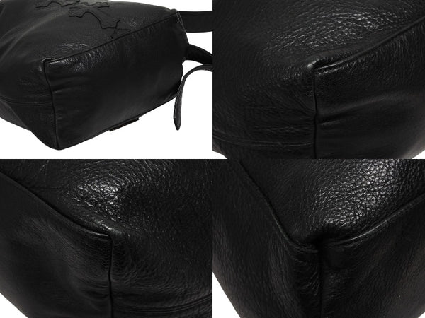CHROME HEARTS クロムハーツ LELO SM レロ ショルダーバッグ クロスパッチ セメタリー シルバー925 美品 中古 4b009849