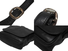 画像をギャラリービューアに読み込む, 極美品 CHROME HEARTS クロムハーツ メールバッグ ショルダーバッグ ガンスリンガー リップ＆タン レザー シルバー925 ブラック 中古 4b009850