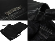 画像をギャラリービューアに読み込む, 極美品 CHROME HEARTS クロムハーツ メールバッグ ショルダーバッグ ガンスリンガー リップ＆タン レザー シルバー925 ブラック 中古 4b009850