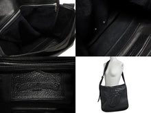 画像をギャラリービューアに読み込む, 極美品 CHROME HEARTS クロムハーツ メールバッグ ショルダーバッグ ガンスリンガー リップ＆タン レザー シルバー925 ブラック 中古 4b009850