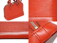 画像をギャラリービューアに読み込む, 極美品 LOUIS VUITTON ルイヴィトン ナノ アルマ ショルダーバッグ M50516 エピ レザー カスティリアンレッド 中古 4b009854