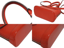 画像をギャラリービューアに読み込む, 極美品 LOUIS VUITTON ルイヴィトン ナノ アルマ ショルダーバッグ M50516 エピ レザー カスティリアンレッド 中古 4b009854