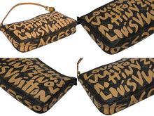 画像をギャラリービューアに読み込む, LOUIS VUITTON ルイヴィトン ポシェットアクセソワ―ル ポーチ M92193 モノグラム グラフィティ ブラウン PVC 美品 中古 4b009857