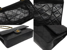 画像をギャラリービューアに読み込む, CHANEL シャネル マトラッセ25 Wフラップ Wチェーンショルダーバッグ 0番台 ココマーク ラムスキン ゴールド金具 美品 中古 4b009860