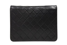 画像をギャラリービューアに読み込む, CHANEL シャネル Sフラップ Sチェーンショルダーバッグ 4番台 ラムスキン ココマーク ブラック ゴールド金具 美品 中古 4b009861