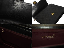 画像をギャラリービューアに読み込む, CHANEL シャネル Sフラップ Sチェーンショルダーバッグ 4番台 ラムスキン ココマーク ブラック ゴールド金具 美品 中古 4b009861