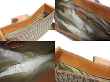 画像をギャラリービューアに読み込む, CHRISTIAN DIOR クリスチャンディオール ワンショルダーバッグ ストリートシック トロッターライン ベージュ ブラウン ゴールド金具 美品 中古 4b009868