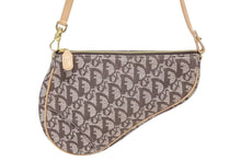 画像をギャラリービューアに読み込む, 極美品 Christian Dior クリスチャンディオール トロッター サドルバッグ サドルポーチ MC1001 ブラウン 中古 4b009869