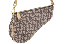 画像をギャラリービューアに読み込む, 極美品 Christian Dior クリスチャンディオール トロッター サドルバッグ サドルポーチ MC1001 ブラウン 中古 4b009869