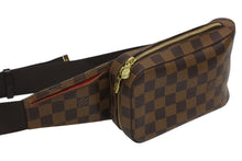 画像をギャラリービューアに読み込む, LOUIS VUITTON ルイヴィトン ジェロニモス ウエストバッグ ボディバッグ N51994 ダミエ ブラウン 美品 中古 4b009873