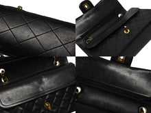 画像をギャラリービューアに読み込む, CHANEL シャネル マトラッセ25 Wフラップ Wチェーンショルダーバッグ 5番台 ココマーク ラムスキン ゴールド金具 美品 中古 4b009877