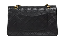 画像をギャラリービューアに読み込む, CHANEL シャネル マトラッセ25 Wフラップ Wチェーンショルダーバッグ 2番台 ココマーク ラムスキン ゴールド金具 美品 中古 4b009880