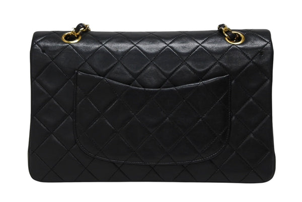 CHANEL シャネル マトラッセ25 Wフラップ Wチェーンショルダーバッグ 0番台 ココマーク ラムスキン ゴールド金具 美品 中古 4b009882