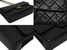 画像をギャラリービューアに読み込む, CHANEL シャネル マトラッセ25 Wフラップ Wチェーンショルダーバッグ 0番台 ココマーク ラムスキン ゴールド金具 美品 中古 4b009882