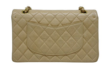 画像をギャラリービューアに読み込む, CHANEL シャネル マトラッセ25 Wフラップ Wチェーンショルダーバッグ ココマーク ラムスキン ベージュ 5番台 ゴールド金具 良品 中古 4b009883