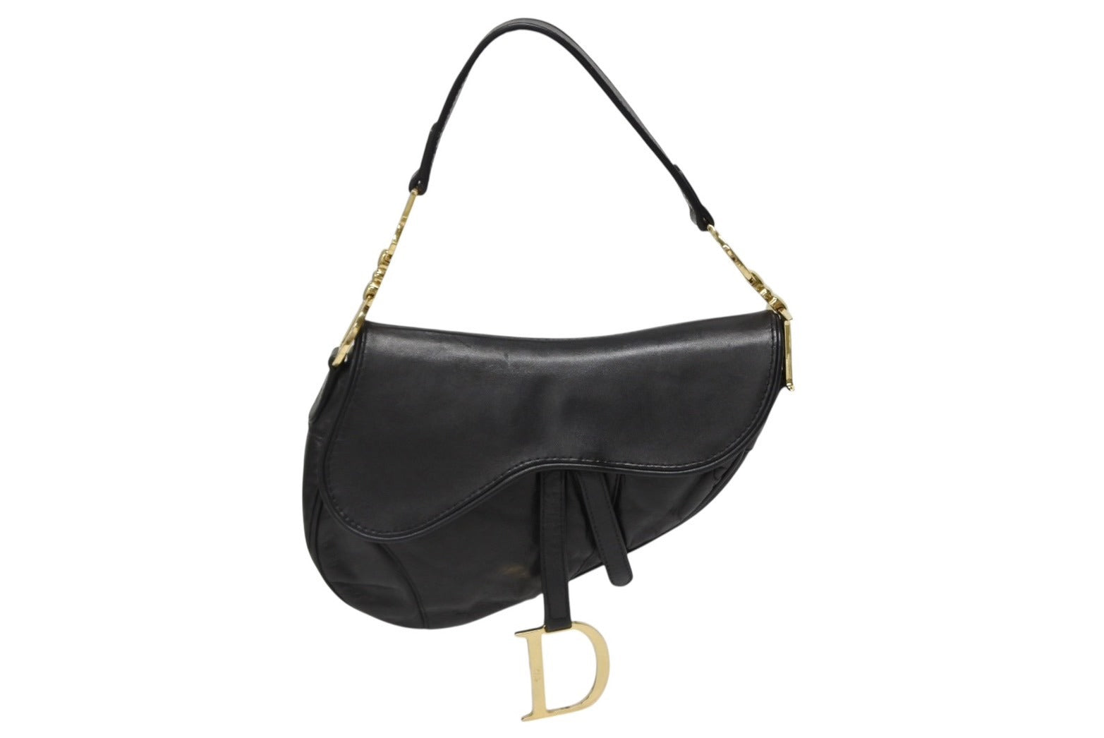 【廃盤品】✨上美品✨☘️ディオール☘️✨ハンドバッグ✨肩掛け✨ヴィンテージ✨本革✨ Christian Dior クリスチャンディオール ハンドバッグ サドルバック