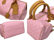 画像をギャラリービューアに読み込む, 未使用 LOUIS VUITTON ルイヴィトン スピーディ P9 バンドリエール 30 ハンドバッグ M13914 モノグラム ピンク キャンディ 中古 4b009892