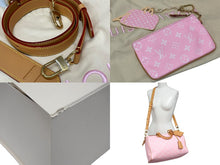 画像をギャラリービューアに読み込む, 未使用 LOUIS VUITTON ルイヴィトン スピーディ P9 バンドリエール 30 ハンドバッグ M13914 モノグラム ピンク キャンディ 中古 4b009892