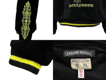 画像をギャラリービューアに読み込む, 新品同様 CHROME HEARTS x MATTY BOY x テーラー東洋 PPO SOUVENIER BOMBER JACKET リバーシブルスーベニアジャケット スカジャン ブラック イエロー サイズXL 中古 4b009898