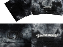 画像をギャラリービューアに読み込む, 極美品 CHROME HEARTS クロムハーツ タイダイ柄 ホースシュープリント プルオーバー パーカー ブラック サイズL 中古 4b009899