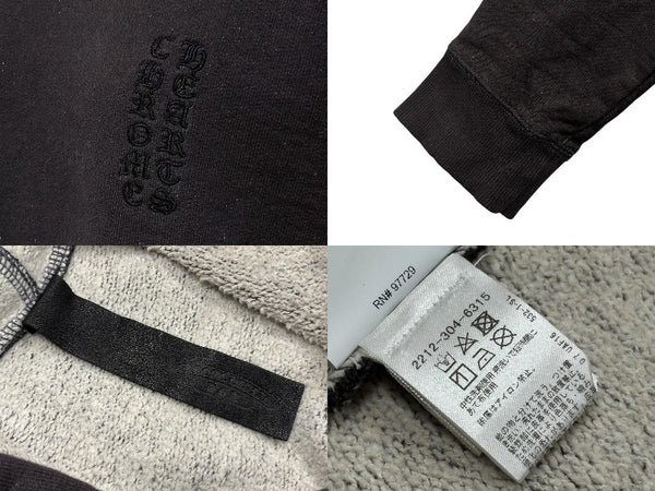 CHROME HEARTS クロムハーツ パーカー ワイノット プル オーバー フーディ ブラウン サイズL 美品 中古 4b009900