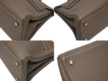 画像をギャラリービューアに読み込む, 極美品 HERMES エルメス SHOULDER KELLY ショルダーケリー ショルダーバッグ トリヨンクレマンス エトゥープ シルバー金具 □K刻印 中古 4b009904