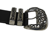 画像をギャラリービューアに読み込む, CHROME HEARTS クロムハーツ LARGE BLT CLASSIC 3PC ラージ クラシック3PC オーダー レザーベルト シルバー 美品 中古 4a000084