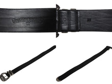画像をギャラリービューアに読み込む, CHROME HEARTS クロムハーツ LARGE BLT CLASSIC 3PC ラージ クラシック3PC オーダー レザーベルト シルバー 美品 中古 4b009905