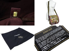 画像をギャラリービューアに読み込む, 極美品 CHANEL シャネル エンブロイダリー グラフィティ ショルダーバッグ A92789 ココマーク 20番台 カーキ 中古 4b009907