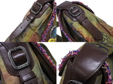 画像をギャラリービューアに読み込む, 極美品 CHANEL シャネル エンブロイダリー グラフィティ ショルダーバッグ A92789 ココマーク 20番台 カーキ 中古 4b009907