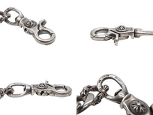 画像をギャラリービューアに読み込む, CHROME HEARTS クロムハーツ CLIP CHAIN FANCY LONG ファンシー ロングクリップ キーチェーン 8リンク ダガー 約91.0g 美品 中古 4b009913