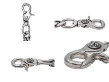 画像をギャラリービューアに読み込む, 極美品 CHROME HEARTS クロムハーツ CLASSIC SHORT-S 1クリップショート クラシック ウォレットチェーン 重量約191.3g 25リンク 中古 4b009915