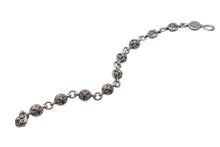 画像をギャラリービューアに読み込む, CHROME HEARTS クロムハーツ スモールCHクロス クロスボール ブレスレット 重量65.4g シルバー 美品 中古 4b009916