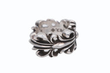 画像をギャラリービューアに読み込む, CHROME HEARTS クロムハーツ ダブルフローラルクロスリング 指輪 サイズ15号 重量約16,2g シルバー925 極美品 中古 4b009919