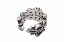 画像をギャラリービューアに読み込む, CHROME HEARTS クロムハーツ ダブルフローラルクロスリング 指輪 サイズ15号 重量約16,2g シルバー925 極美品 中古 4b009919