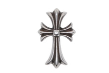 画像をギャラリービューアに読み込む, CHROME HEARTS クロムハーツ SML CH CROSS スモールCHクロス ペンダント チャーム 重量約19.2g スターリングシルバー 美品 中古 4b009921