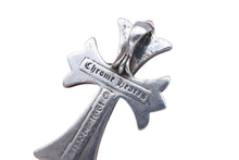 画像をギャラリービューアに読み込む, CHROME HEARTS クロムハーツ SML CH CROSS スモールCHクロス ペンダント チャーム 重量約19.2g スターリングシルバー 美品 中古 4b009921