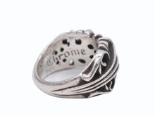 画像をギャラリービューアに読み込む, CHROME HEARTS クロムハーツ K&amp;T DIA フローラルリング パヴェダイヤ サイズ19号 重量18.3g シルバー925 美品 中古 4b009925