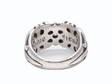 画像をギャラリービューアに読み込む, CHROME HEARTS クロムハーツ K&amp;T DIA フローラルリング パヴェダイヤ サイズ19号 重量18.3g シルバー925 美品 中古 4b009925