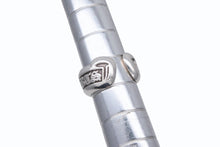 画像をギャラリービューアに読み込む, CHROME HEARTS クロムハーツ SM SCROLL LABEL スクロールラベルリング スモール 重量約9.4g サイズ9号 シルバー925 美品 中古 4b009926