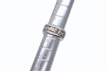 画像をギャラリービューアに読み込む, CHROME HEARTS クロムハーツ SM SCROLL LABEL スクロールラベルリング スモール 重量約9.4g サイズ9号 シルバー925 美品 中古 4b009926