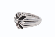 画像をギャラリービューアに読み込む, CHROME HEARTS クロムハーツ スモール カットアウト CHプラスリング 指輪 重量約24.6g サイズ16号 シルバー925 美品 中古 4b009927