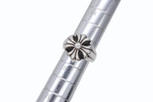 画像をギャラリービューアに読み込む, CHROME HEARTS クロムハーツ スモール カットアウト CHプラスリング 指輪 重量約24.6g サイズ16号 シルバー925 美品 中古 4b009927