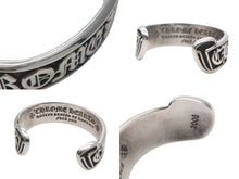 画像をギャラリービューアに読み込む, CHROME HEARTS クロムハーツ BANGLE CH SCROLL LABEL スクロールラベル バングル 重量約88.9g 925刻印 シルバー925 美品 中古 4b009930