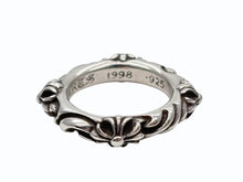 画像をギャラリービューアに読み込む, CHROME HEARTS クロムハーツ SBTバンド リング 指輪 サイズ13号 重量約8.1g シルバー925 1998刻印 美品 中古 4b009918