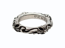 画像をギャラリービューアに読み込む, CHROME HEARTS クロムハーツ SBTバンド リング 指輪 サイズ13号 重量約8.1g シルバー925 1998刻印 美品 中古 4b009918