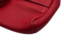 画像をギャラリービューアに読み込む, CHROME HEARTS クロムハーツ レザーティッシュケース ティッシュカバー ホースシュー レッド シルバー925 シルバー金具 美品 中古 4b009937