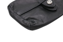 画像をギャラリービューアに読み込む, CHROME HEARTS クロムハーツ レザーティッシュケース ティッシュカバー ホースシュー ブラック シルバー925 シルバー金具 美品 中古 4b009938