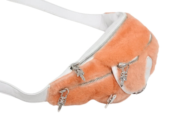 極美品 CHROME HEARTS クロムハーツ SNAT PACK MINI スナットパック ミニ ショルダーバッグ ガンスリンガー ダガージップ 中古 4b009942